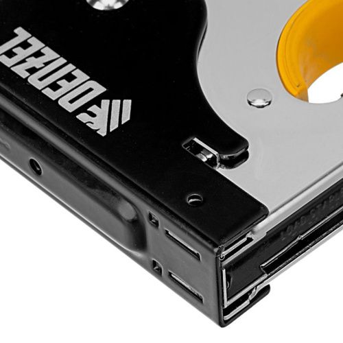 Степлер металл., скобы в комплекте, плавная регулировка удара, 2К рукоятка, тип 53, 4-14 мм Denzel-Tehinstrument