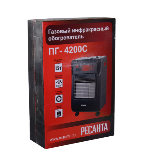 Газовый инфракрасный обогреватель Ресанта ПГ-4200С-Tehinstrument