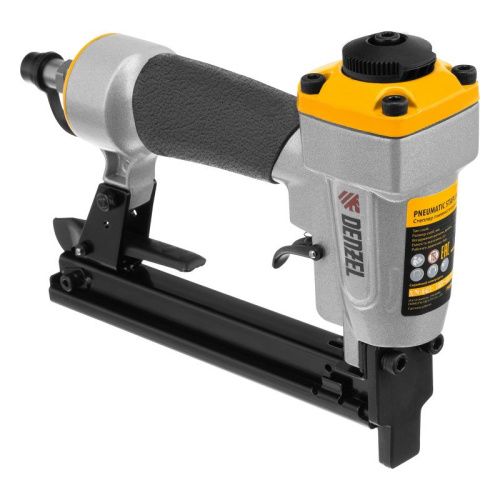 Степлер пневматический PS8016 для прямоугольных скоб 21GA от 6 до 16 мм Denzel-Tehinstrument