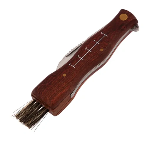Нож грибника складной, 185 мм, деревянная рукоятка, Palisad-Tehinstrument