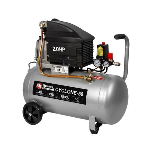Компрессор поршневой масляный QUATTRO ELEMENTI CYCLONE-50-Tehinstrument