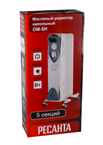 Масляный радиатор РЕСАНТА ОМ-5Н-Tehinstrument