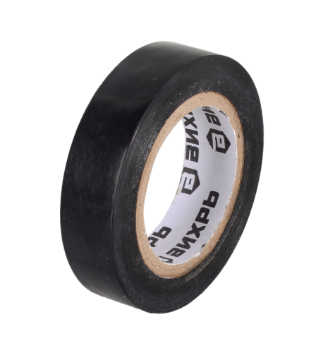 Изолента Вихрь ПВХ чёрная (10 м * 15 мм)-Tehinstrument