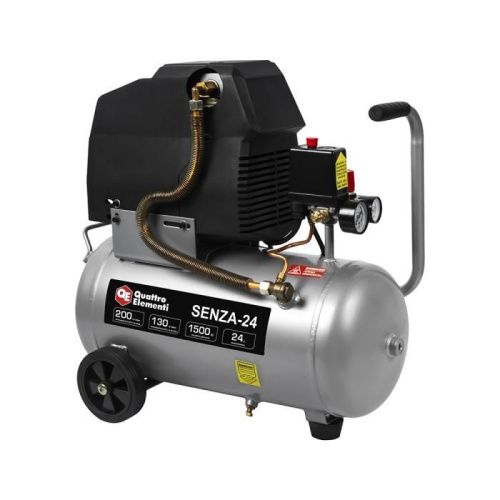 Компрессор поршневой безмасляный QUATTRO ELEMENTI SENZA-24-Tehinstrument