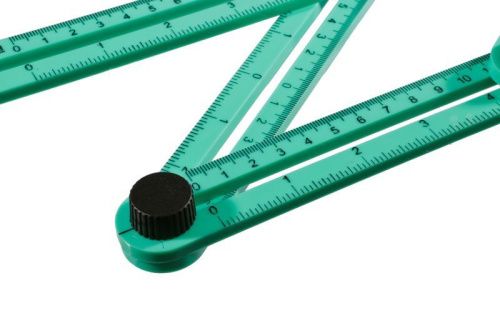 Линейка многофункциональная 4 части, копировальная, пластиковая  Sturm-Tehinstrument