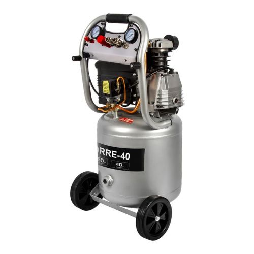 Компрессор поршневой масляный QUATTRO ELEMENTI TORRE-40-Tehinstrument