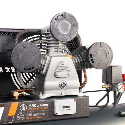 Компрессор поршневой ременной PATRIOT KRX 580 L100 D-Tehinstrument