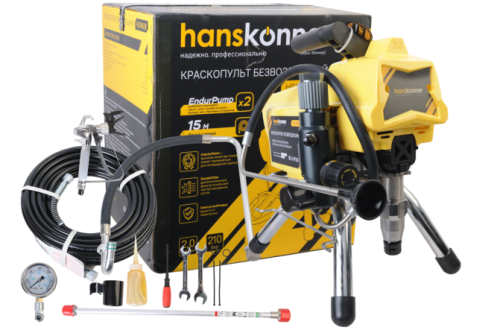 Краскопульт электрический безвоздушный  Hanskonner PLATINUM HSG9663B-Tehinstrument