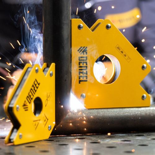 Фиксатор магнитный для сварочных работ усилие 75 LB Denzel-Tehinstrument