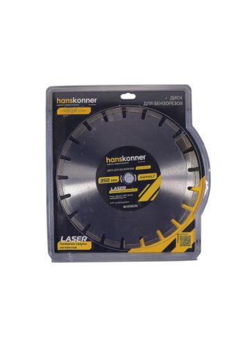 Алмазный диск 350x25,4 LASER ASPHALT, для бензорезов, Hanskonner-Tehinstrument