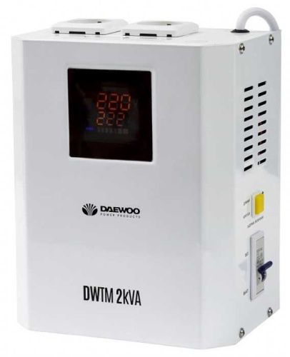Однофазный стабилизатор DAEWOO DW-TM2kVA (настенный стабилизатор DAEWOO DW-TM 2 kVA)-Tehinstrument