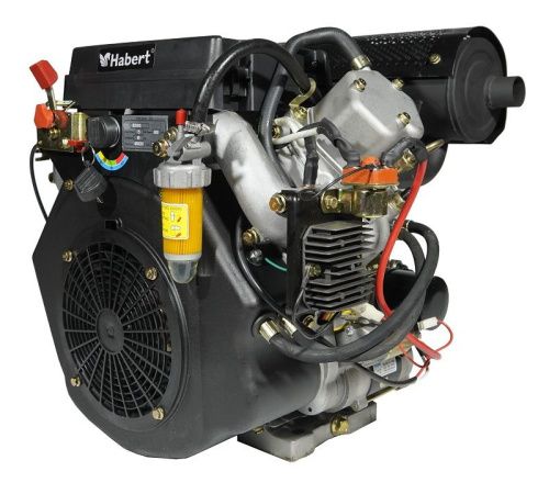 Двигатель дизельный Habert HD2V910 D25.4 мм 20А-Tehinstrument