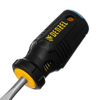 Отвертка, SL6x38 мм, S2, 3к рукоятка Denzel-Tehinstrument