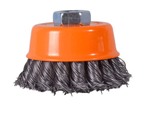 Щётка чашечная для УШМ, крученая, 75 мм Вихрь-Tehinstrument