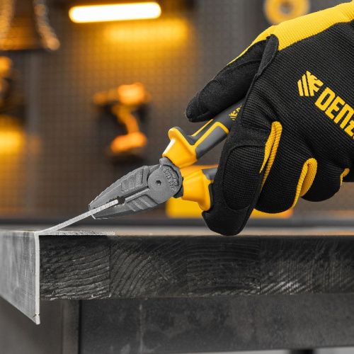 Плоскогубцы комбинированные 180 мм, трехкомпонентные рукоятки Denzel-Tehinstrument