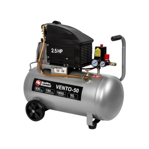 Компрессор поршневой масляный QUATTRO ELEMENTI VENTO-50-Tehinstrument