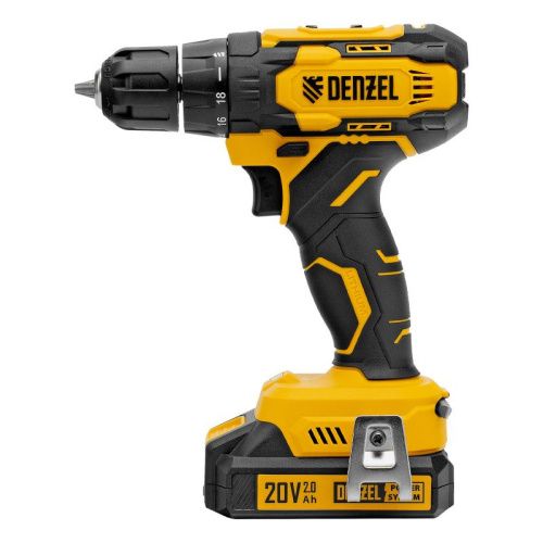 Аккумуляторный шуруповерт Denzel CDQ-20, Li-Ion, 20 В-Tehinstrument