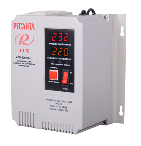 Стабилизатор напряжения Ресанта АСН-500Н/1-Ц LUX-Tehinstrument