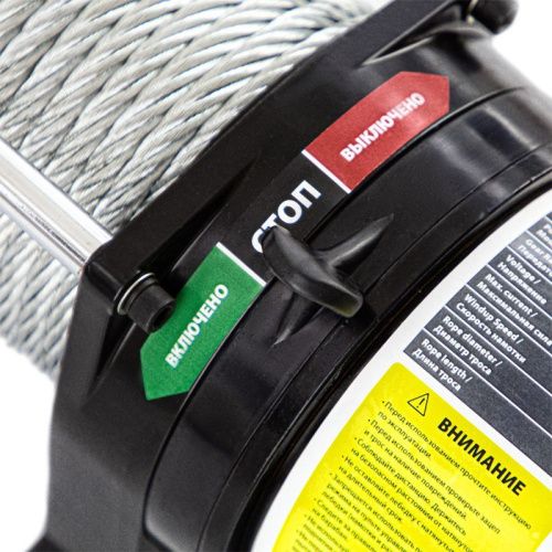 Лебедка автомобильная электрическая Denzel LB-3000-Tehinstrument