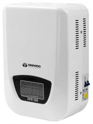 Однофазный стабилизатор DAEWOO DW-TM12kVA (настенный стабилизатор DAEWOO DW-TM 12 kVA)-Tehinstrument