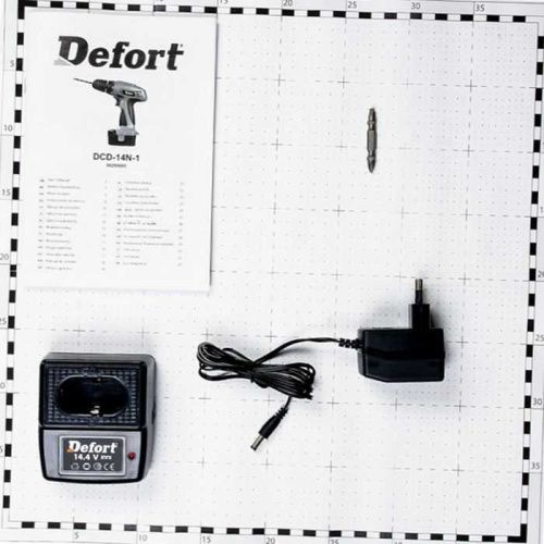 Аккумуляторный шуруповерт Defort DCD-14N-1 (дрель-шуруповерт Дефорт 14н), 98299885-Tehinstrument