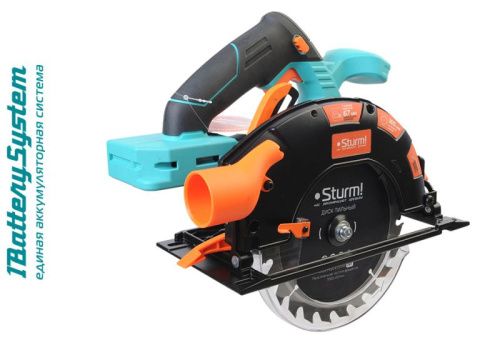 Аккумуляторная циркулярная пила  Sturm CCS1867BL 1BatterySystem-Tehinstrument