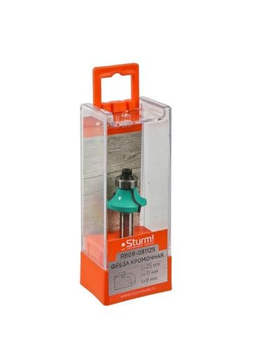 Фреза кромочная калевочная с подшипником 12,7 мм, dxhxl 25x11x55 мм, хв.8  Sturm-Tehinstrument