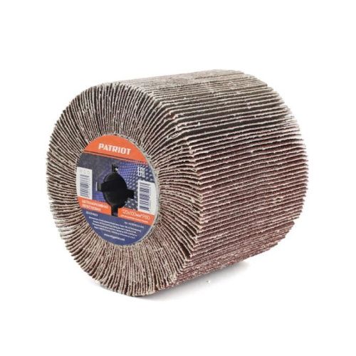 Щетка абразивная лепестковая для брашировальных машин (120х100 мм, Р80), Patriot-Tehinstrument