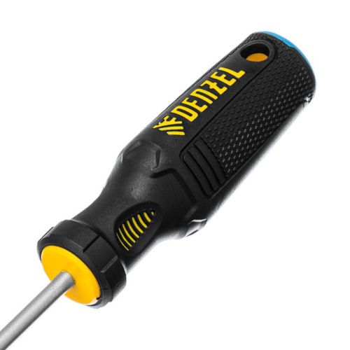 Отвертка, SL5x150 мм, S2, 3к рукоятка Denzel-Tehinstrument