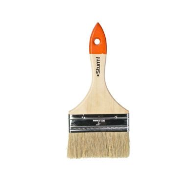 Кисть плоская "Практик" 4" (100 мм), натуральная щетина  Sturm PROMO-Tehinstrument