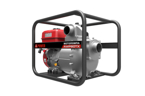 Бензиновая мотопомпа для сильнозагрязнённой воды AWP80TX, A-iPower-Tehinstrument