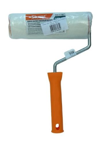 Валик сменный "VELOUR" 180 мм, D 48 мм, ворс 4 мм, ручка D 8 мм  Sturm-Tehinstrument