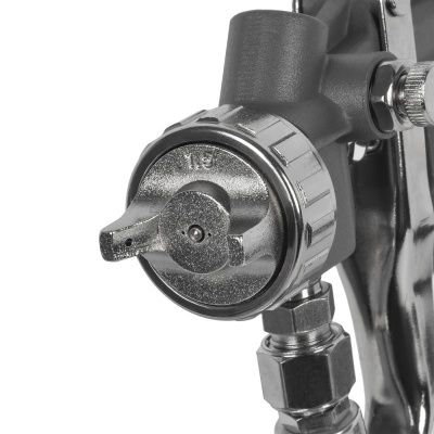 Краскопульт пневматический QUATTRO ELEMENTI с  нижним бачком 750 мл, сопло 1,5 мм, разъем  сопло 1,5 мм, разъем EURO-Tehinstrument