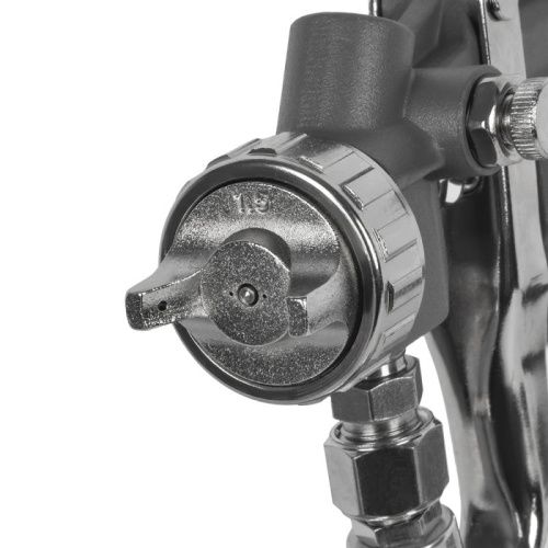 Краскопульт пневматический QUATTRO ELEMENTI с  нижним бачком 750 мл, сопло 1,5 мм, разъем  сопло 1,5 мм, разъем EURO-Tehinstrument