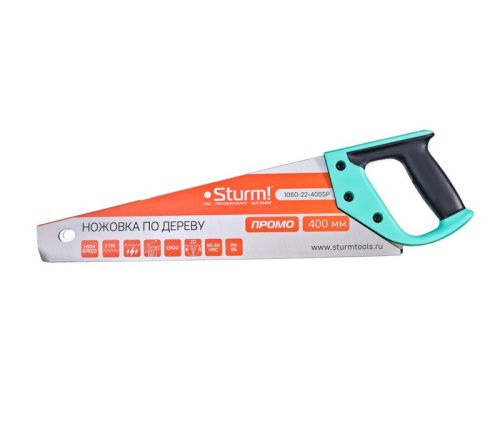 Ножовка по дереву, 400мм, 7TPI, 2D зуб,  Sturm-Tehinstrument