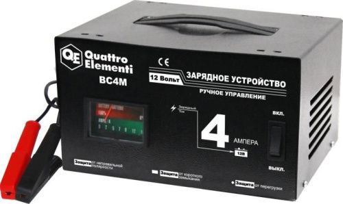 Зарядное устройство QUATTRO ELEMENTI BC  4M-Tehinstrument