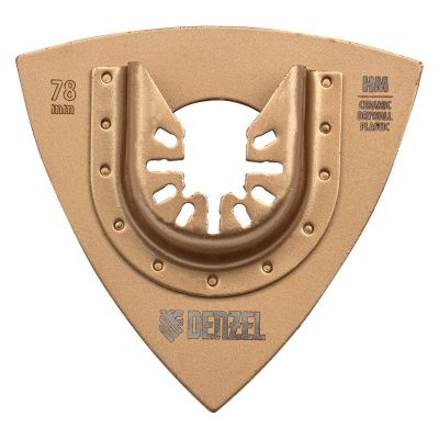 Насадка для МФИ шлифовальная дельтавидная, HM, по плитке и дереву, 78 мм Denzel-Tehinstrument