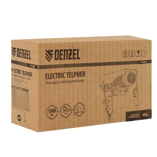 Тельфер электрический Denzel TF-800, 0.8 т-Tehinstrument