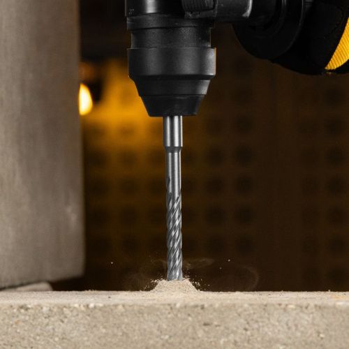 Бур по бетону, цельная крестовая пластина, 10x165 мм, SDS PLUS Denzel-Tehinstrument