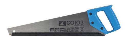 Ножовка по дереву, 400мм, 3TPI, 2D зуб, СОЮЗ-Tehinstrument