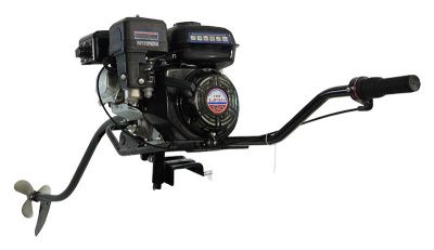 Мотор лодочный болотоход Habert (двигатель Lifan 170F D20)-Tehinstrument