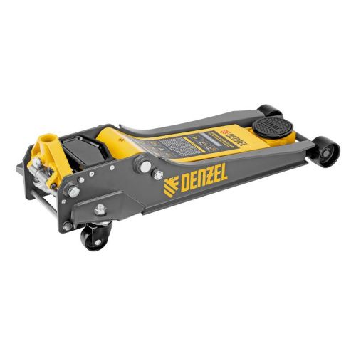 Домкрат гидравлический подкатной, 3 т, 85-610 мм, быстрый подъем, низ. подхват, проф, SUV Denzel-Tehinstrument