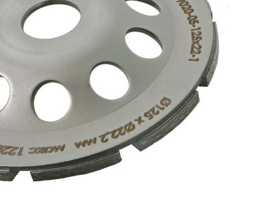 Чашка алмазная шлифовальная, 125x22мм, 1 ряд, 10 сегментов,  Sturm-Tehinstrument