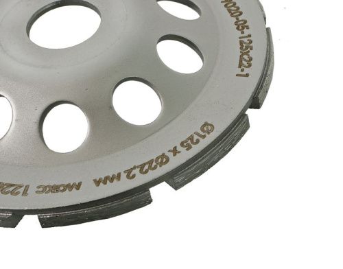 Чашка алмазная шлифовальная, 125x22мм, 1 ряд, 10 сегментов,  Sturm-Tehinstrument