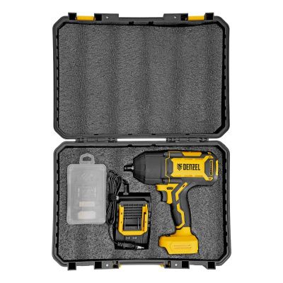 Бесщеточный аккумуляторный ударный гайковерт Denzel CIWH-BL-20-1000, Li-Ion, 20 В-Tehinstrument