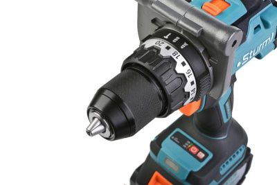 CD1655BLI Дрель аккумуляторная ударн.  Sturm, б/щ 18В, 1BatterySystem, 130Нм, 1х4.0Ач, кейс-Tehinstrument