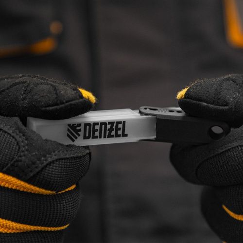 Лезвия, 9 мм, сталь SK5 - 0,4 мм, 10 штук Denzel-Tehinstrument