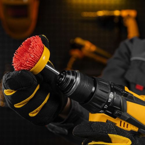 Щетка для дрели, 65 мм, Чашка, со шпилькой, нейлоновая щетина Denzel-Tehinstrument