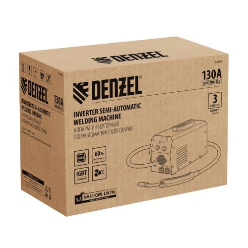 Инверторный полуавтоматический сварочный аппарат Denzel Mini MIG-135-Tehinstrument