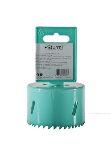 Коронка биметаллическая, 68 мм, 5/8",  Sturm-Tehinstrument